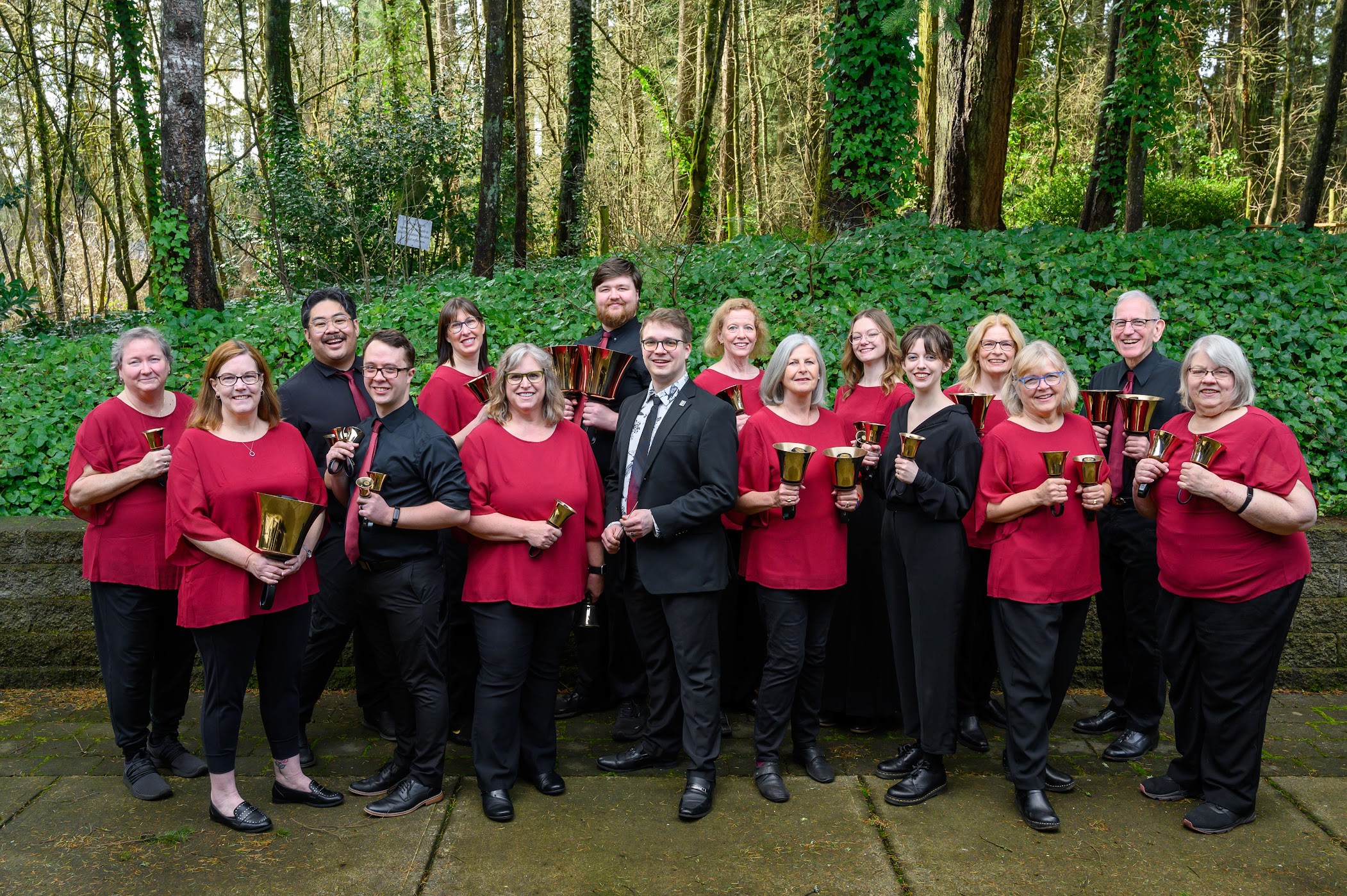 Group photo, Bells of the Cascades, March 2025